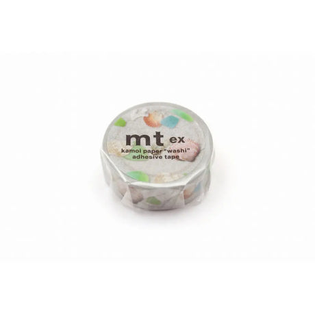 MT ex Washi Tape - Sea Glass and Shells

mt is the original washi masking tape, made in Japan by Kamoi Kakoshi. mt is colourful tape which is easy to tear by hand and reposition on nearly any surface. Write on it, layer it, and use it on paper, gifts, objects or the wall (mt won't damage paint - why not make a tape collage?) mt washi masking tape is now sold throughout the world in hundreds of colours and patterns.

Enjoy mt as a part of your daily life, adding a little colour everywhere.

All tapes are 15m