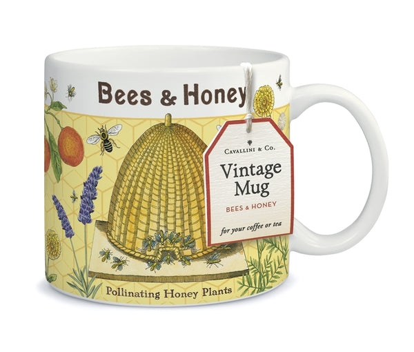 Bees & Honey Vintage Mug