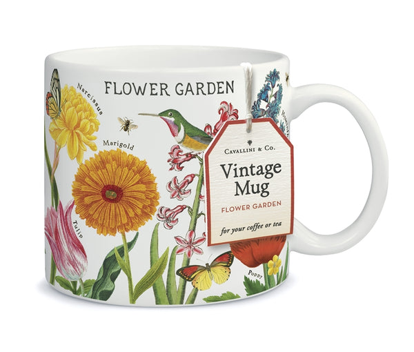 Flower Garden Vintage Mug