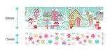 Cinta adhesiva washi Made By Elves, paquete de 2