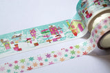 Cinta adhesiva washi Made By Elves, paquete de 2