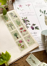 Magical Botanical Herbology Stamp Washi Tape