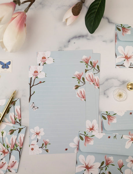 Botanica Paper Co. - Magnolia Letter Writing Set