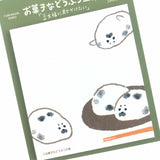 Furukawashiko Sweets Animal Workshop Mochi Mame Daifuku Sticky Notes