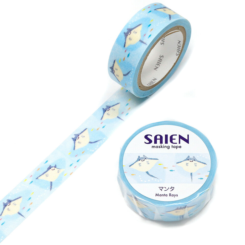 Cinta washi de manta raya