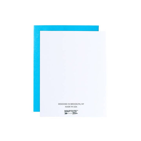 Maptote - Texas Font Greeting Card