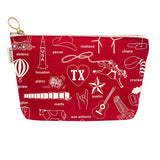 Maptote - Texas Zipped Pouch