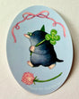 A very lucky mole takes their four-leaf clover home.

This vinyl matte sticker is weather and waterproof-stick it on a notebook, bike, or car- it's going to stick around! Heck, throw it on a water bottle and through the dishwasher. This sticker can go anywhere. Sticker measures 3.25" x 4.5" Printed in USA.