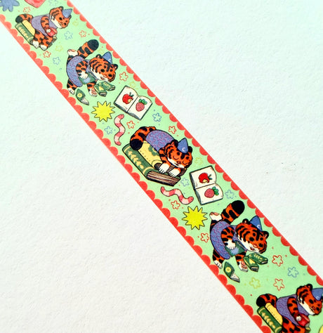 Marika Paz Illustration Washi Tape - Tigers and Books

A washi tape full of sweet tigers reading books!