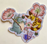 Marika Paz Illustration - Cherry Blossom Friends Sticker