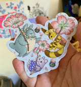 Marika Paz Illustration - Cherry Blossom Friends Sticker