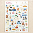 Stickers of illustrator Mariko Fukuoka. The dogs and cats traveling to various places are adorable. You can also do thorough research by looking at maps and guides.
Of course, it's great for decorating planners and small items, but making and sticking travel bookmarks is also wonderful. Please enjoy posting them everywhere!


Printed on PET material, the stickers have a smooth, durable finish that’s easy to peel and place - great for both everyday use and special projects.

✨ Product Details

Smooth, durabl