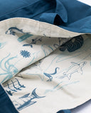 Marine Life Canvas Shoulder Tote Bag