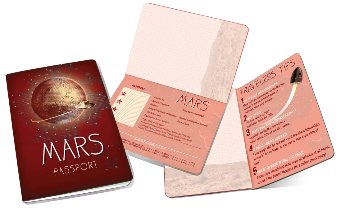 Mars Passport Notebook