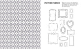 Pick up your coluring pencils, scissors and glue… we're going on a junk journaling adventure!

Embrace your creativity with this coloring book specifically made for scrapbookers by the queen of junk journaling. Martina Calvi has illustrated buttons, envelopes, frames, stamps, flowers, patterns, cut-out templates for foldable boxes, scraps and even postcards, to encourage you to take an offline mindful minute to yourself and play with paper.

Color, rip, cut, fold, stick, enjoy! And remember, don't save thes