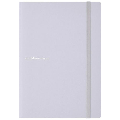 Mnemosyne is a notebook brand for everyone working on the concept of "Writing and thinking make your work more creative."

"Mnemosyne Journal" is the brand's first journal notebook that allows you to smoothly record ideas and records.
It's a hardcover type, so it's recommended for people who want to have a book for themselves. Write down your life log, illustrations, ideas, daily thoughts, etc.

Comes with two bookmark strings in colors that match the color of the cover and a paper pocket for storage.
It co
