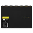 Mnemosyne Notebooks by Maruman are a pinnacle refined, Japanese design. Named after the Greek goddess of memory, these notebooks include sheets of acid-free 80 gsm paper that’s super smooth to the touch. Whether sketching, note-taking, planning, or journaling, there is a style for every need.

Easy to carry size allows you to write down ideas.

You can specify the title and separate it for filing.

Original writing paper designed for ease of writing.

Size: A5- 148 x 210mm&nbsp;
Twin wire
Blank
80g / ㎡
70 s
