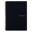 Mnemosyne Notebooks by Maruman are a pinnacle refined, Japanese design. Named after the Greek goddess of memory, these notebooks include sheets of acid-free 80 gsm paper that’s super smooth to the touch. The paper is resistant to ink bleed-through making it perfect for gel pens, pencils, markers, and fountain pens. Whether sketching, note-taking, planning, or journaling, there is a style for every need.

Easy to carry size allows you to write down ideas.

You can specify the title and separate it for filing