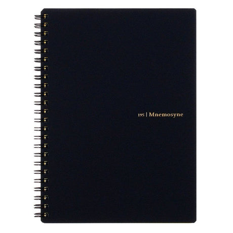 Mnemosyne Notebooks by Maruman are a pinnacle refined, Japanese design. Named after the Greek goddess of memory, these notebooks include sheets of acid-free 80 gsm paper that’s super smooth to the touch. The paper is resistant to ink bleed-through making it perfect for gel pens, pencils, markers, and fountain pens. Whether sketching, note-taking, planning, or journaling, there is a style for every need.

Easy to carry size allows you to write down ideas.

You can specify the title and separate it for filing