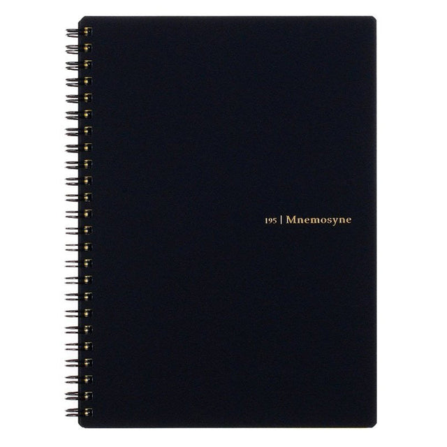 Mnemosyne Notebooks by Maruman are a pinnacle refined, Japanese design. Named after the Greek goddess of memory, these notebooks include sheets of acid-free 80 gsm paper that’s super smooth to the touch. The paper is resistant to ink bleed-through making it perfect for gel pens, pencils, markers, and fountain pens. Whether sketching, note-taking, planning, or journaling, there is a style for every need.

Easy to carry size allows you to write down ideas.

You can specify the title and separate it for filing