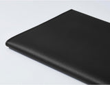 Maruman Mnemosyne A5 Soft Cover Notepad Holder contains a high quality 50 sheet notepad. Made of high quality PVC material, this beautiful black notepad cover is lightweight and slim and fits perfectly in briefcases or backpacks. This is the perfect notepad to write down ideas and plans wherever you are. Durable but soft and flexible protective cover protects the notepad inside.

The notepad is securely placed on the right side of the cover to take notes. The left side pocket is perfect for storing cards or