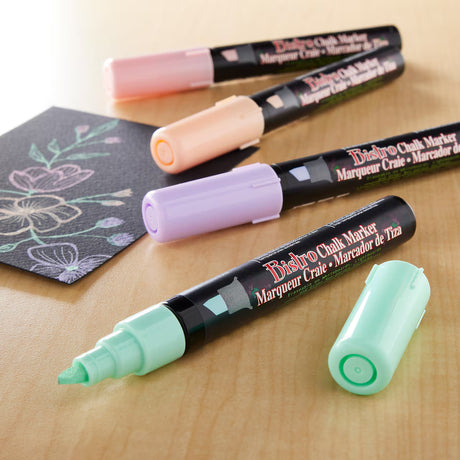 Marvy Uchida Bistro Chalk Marker Broad Point Set 4/Pkg