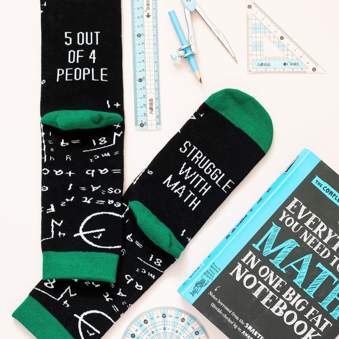 Math Fluffy Socks Math Nerd Socks – Little Craft Place