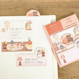 Mattari Animals Relax Day Kitten Sticky Notes