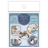 Mattari Animals Relax Day Penguin Flake Seals