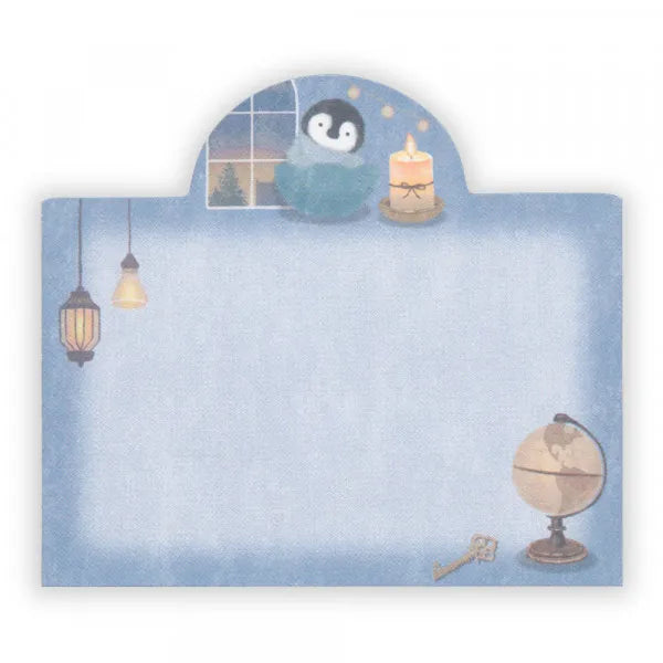 Mattari Animals Relax Day Penguin Sticky Notes