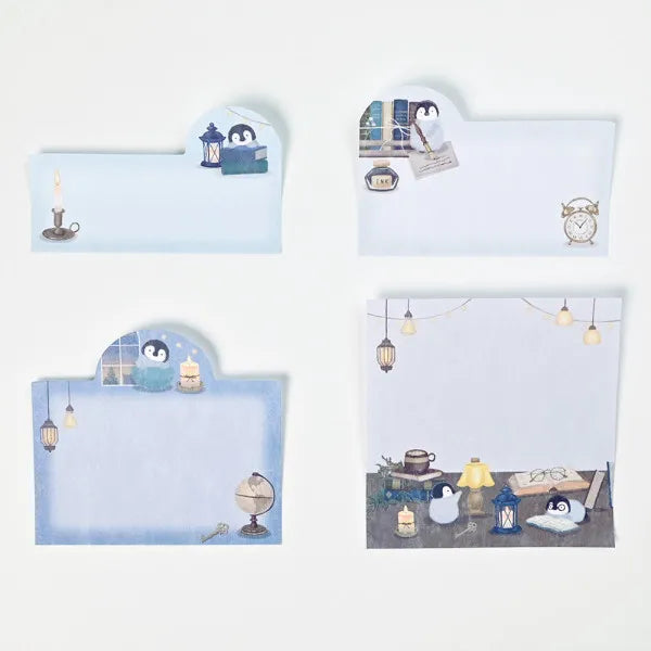 Mattari Animals Relax Day Penguin Sticky Notes