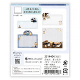 I drew a penguin enjoying reading in the study with candles and lights.
The die-cut type that can be used as an index and the easy-to-use square type are made into one scroll with a ten glue process, and you can open it from your favorite pattern.