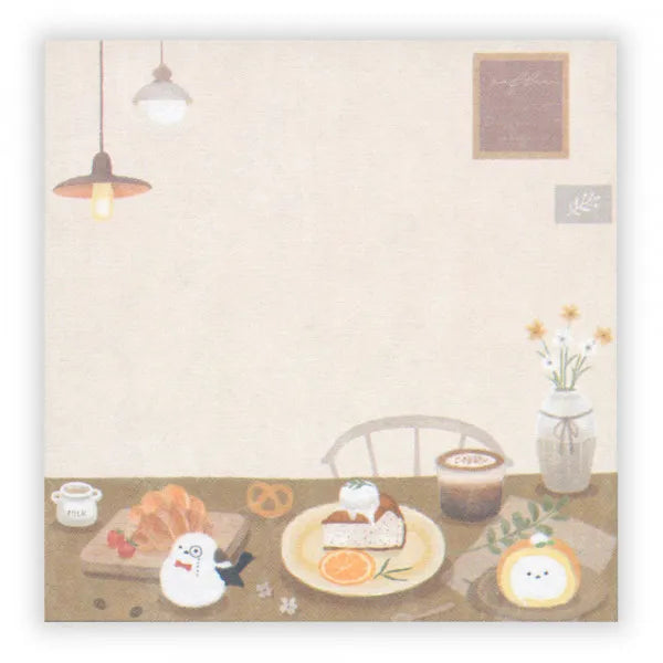 Mattari Animals Relax Day Shimaenaga Sticky Notes