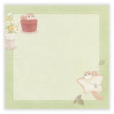 Relaxing Animals Day A note depicting each day of the animals living leisurely.
I drew various flowers and flying squirrels such as bouquets, swags, vases, and vases.
It is a fun design that can be used according to your mood with two pattern assortments.

100 × 100 mm in height and 100 mm
2 patterns
80 Sheets