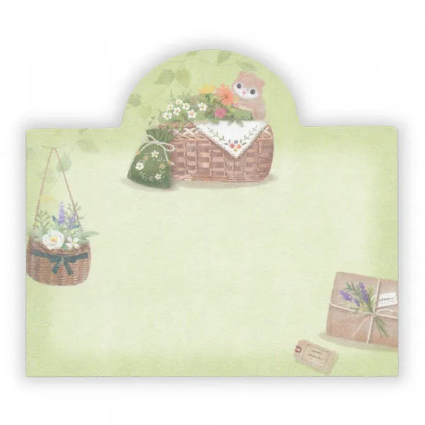 Mattari Animals Relax Day Squirrel Sticky Notes
