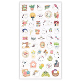 Mattari Animals Shimaenaga x Sewing Sticker Sheet

These are transparent stickers with cute relaxed animals and shining gold leaf.
I drew a warm sewing room and a cute Striped Long-tailed Shimaenaga. Perfect for any journal or planner.



Height 165× Width 90mm
Transparent Stickers

Sticker Gold Foil Stamping Finish

Pattern Backing Card