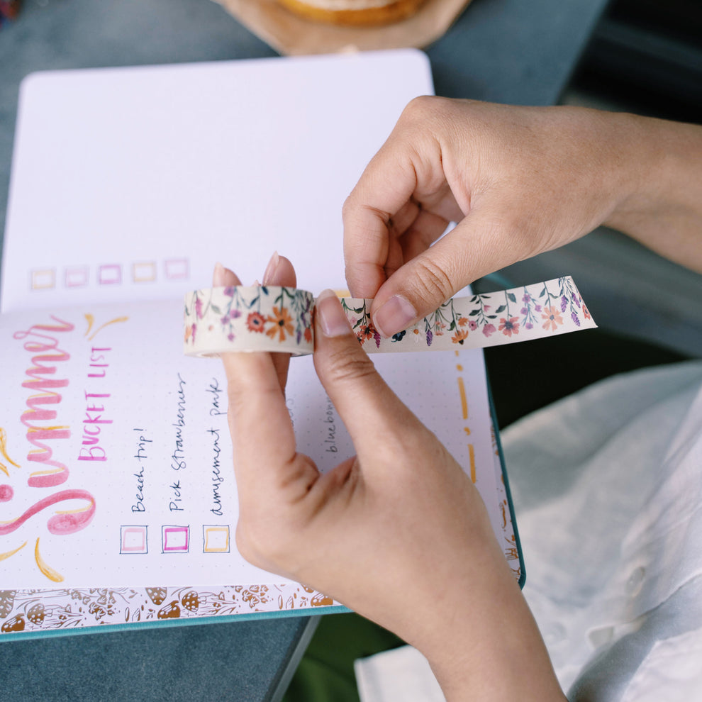 Archer and Olive Washi: Wildflowers