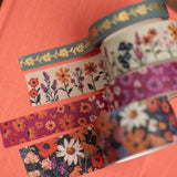 Archer and Olive Wildflowers Washi Tape Set