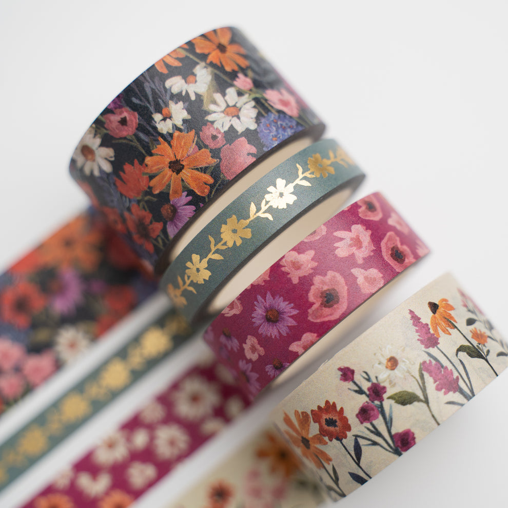 Archer and Olive Washi: Wildflowers
