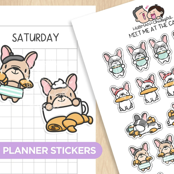 Meet Me At the Cafe Planner Stickers