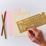 Memphis Design & Craft Drawing Stencil