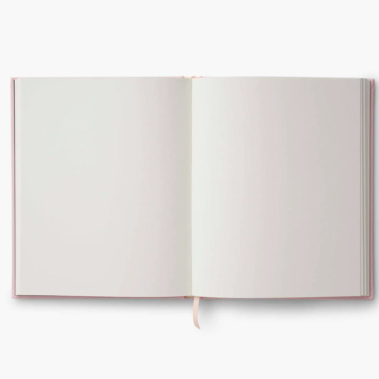 Our embroidered sketchbook is a large, hardcover journal with 108 unlined pages of thick paper perfect for sketching, drawing, and journaling. The cover is wrapped in cream book cloth and embroidered with an enchanted forest scene with metallic gold accents. An attached grosgrain ribbon bookmark will save your place