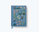 Pretty enough to display, our embroidered journal is perfect for a keepsake journal or diary. With 400 lined pages, there is plenty of space to capture your thoughts.

DETAILS

8" L × 5.75" W
Book cloth cover with 100 gsm ivory uncoated wood free paper
