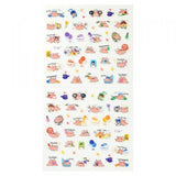 This sticker has a translucent and matte texture that blends in with the notebook.
It can be separated with perforations and carried as much as necessary.
I drew Mendako who is doing her best to promote live performances and events.
Recommended for those who want to enjoy Oshikatsu.

1 Sheet included
165× 90mm
Transparent seal