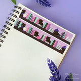 Meow Amor Witchy Book Cats Holo Washi