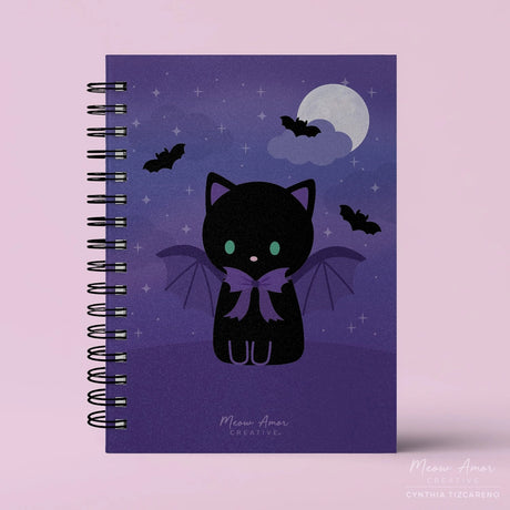 Organize your sticker collection with charm and ease using the Bat Cat : Reusable Sticker Book : Reusable Sticker Book! Includes 50 sheets of easy-release sticker paper and a spiral-bound design, this playful book keeps your stickers neatly in place and ready for fun. Reusable pages allow for easy repositioning, so you can enjoy decorating without the commitment.

One A5 spiral bound sticker book | 5.83" x 8.27"
Sparkle Cover&nbsp;
Pink Spiral&nbsp;
Double sided&nbsp;
50 sheets (100 pages per book) of doubl