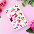 This vinyl sticker sheet features cats and strawberries. Brighten up your belongings with these sweet, durable stickers that stick to laptops, water bottles, journals, and more.

4x6 Sheet
Vinyl Sticker
Colors might vary just a bit from your screen.
