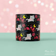 Brighten your crafts with the Floral Fluffy White Cat Gold Foil Washi Tape. Featuring a fluffy white cat surrounded by delicate pink florals set against a sleek black background, this tape is enhanced with shimmering gold foil details for a charming and elegant look. Perfect for adding a sweet, stylish touch to your planners, gifts, and creative projects.

Gold Foil Details&nbsp;
One 10-meter long roll of washi tape
15mm wide
32mm paper core