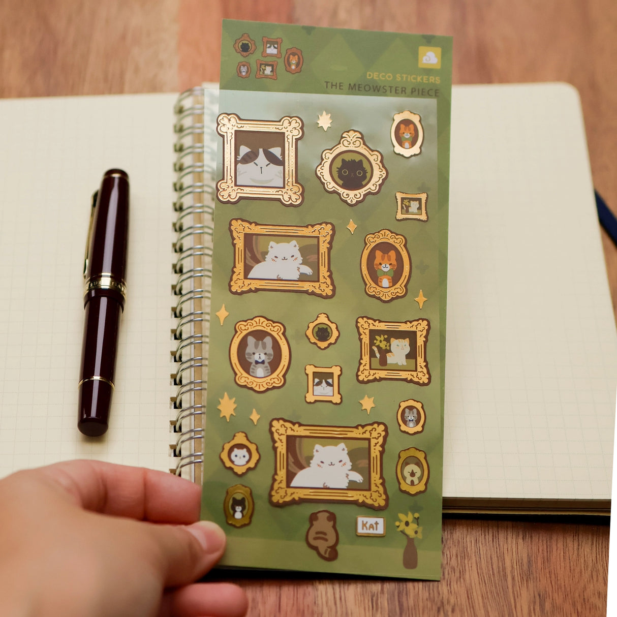 Cute decorative stickers for your journal and stationery collection!&nbsp;

Sticker Sheet: 6 x 3 inches
Sticker Sheet Package: 7 x 3 inches
Printed in China
Design © Thousand Skies