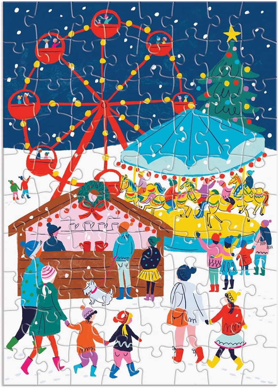 Merry and Bright 12 Days of Christmas Puzzle Advent Calendar

The Louise Cunningham Merry and Bright 12 Days of Christmas Advent Puzzle Calendar from Galison captures the spirit of the holiday season with twelve whimsical illustrations; one each on twelve 80-piece puzzles. One puzzle a day for the 12 days of Christmas. Galison puzzles are packaged in matte-finish sturdy boxes, perfect for gifting, reuse, and storage. Inserts of the 12 full puzzle image is included.

Box Size: 11.25 x 8.25 x 5.25”, 286 x 210